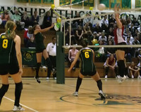 6693 Varsity Volleyball v Orting 102109